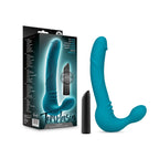 Blush Novelties Temptasia Luna Strapless Silicone Dildo Teal Blush Novelties