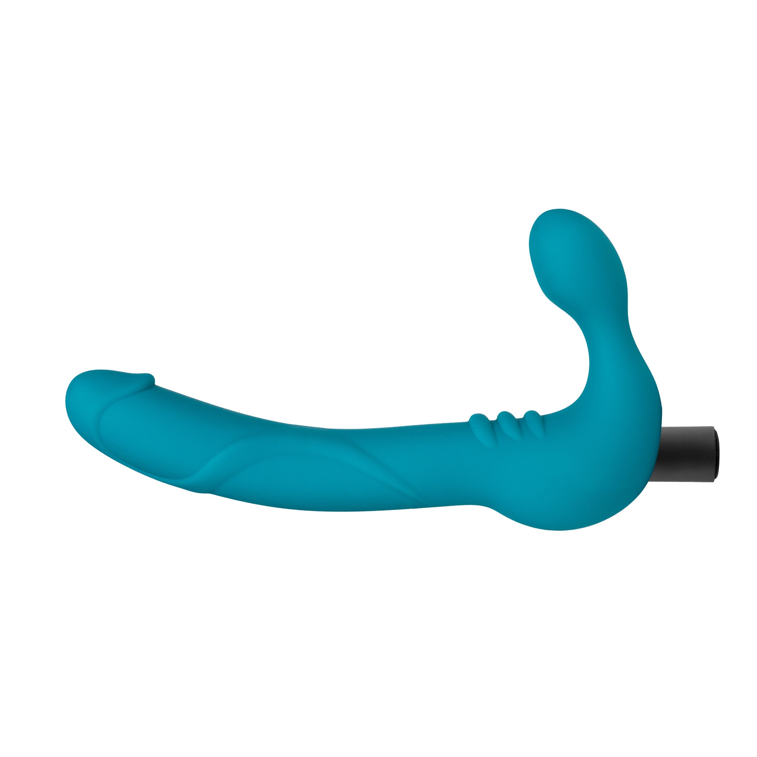 Blush Novelties Temptasia Luna Strapless Silicone Dildo Teal Secondary image