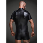 Noir Sexy And Elegant Shirt With Front Pockets Noir