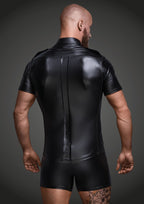 Noir Handmade Mens Sexy And Elegant Shirt With Front Pockets Noir Handmade