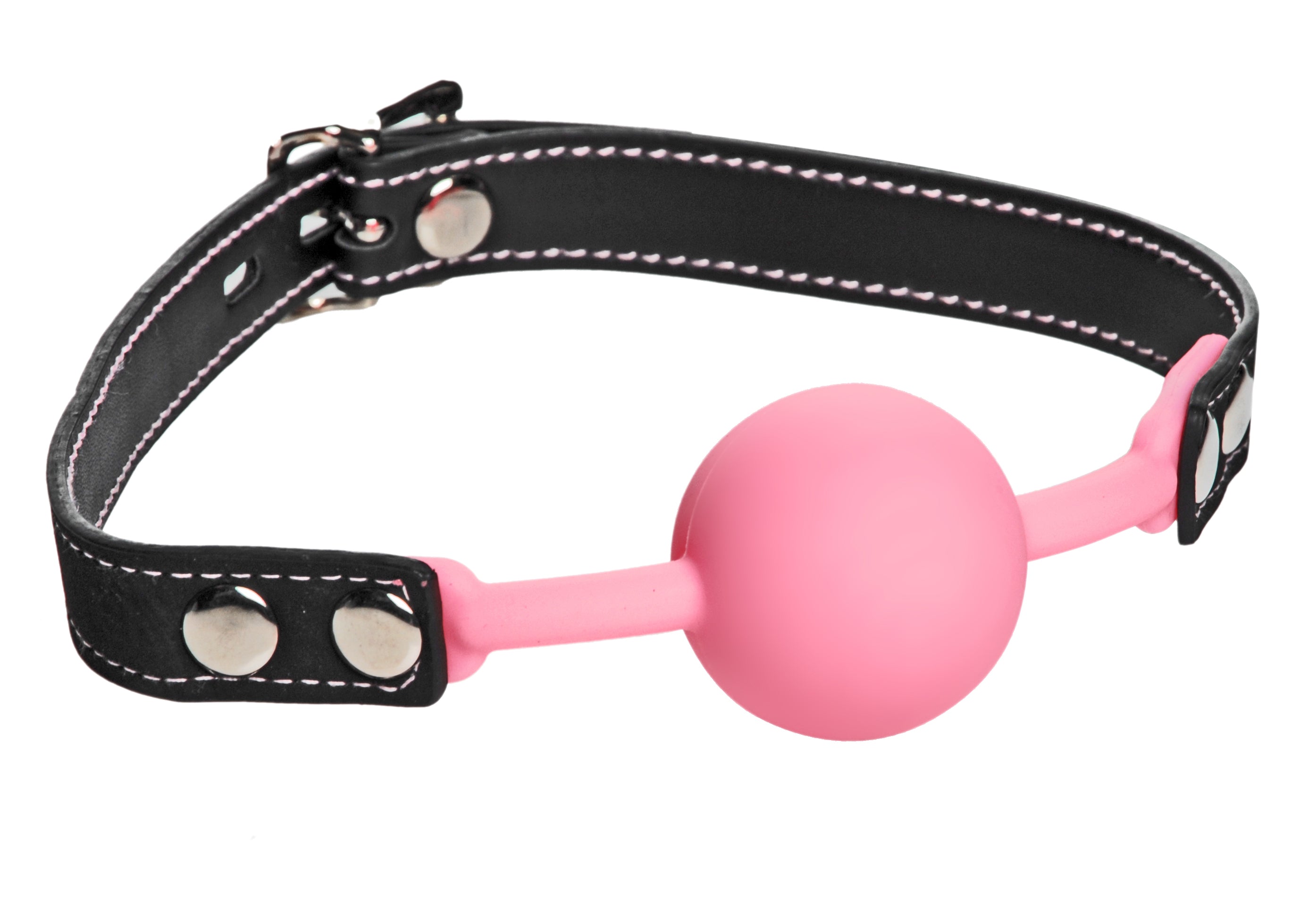 XR Brands Frisky Glow Gag Glow In The Dark Silicone BDSM Ball Gag Secondary image