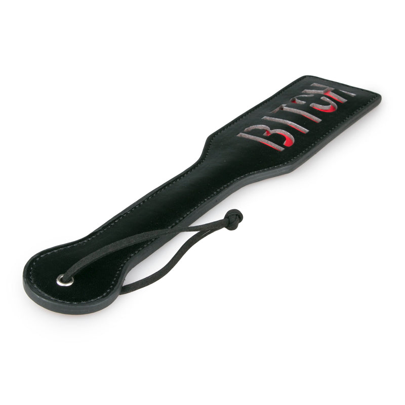 XR Brands Fetish Collection BDSM Play Bitch Paddle Black Secondary image