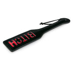 XR Brands Fetish Collection BDSM Play Bitch Paddle Black