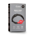 XR Brands Fetish Collection BDSM Play Ball Gag With PVC Ball Red