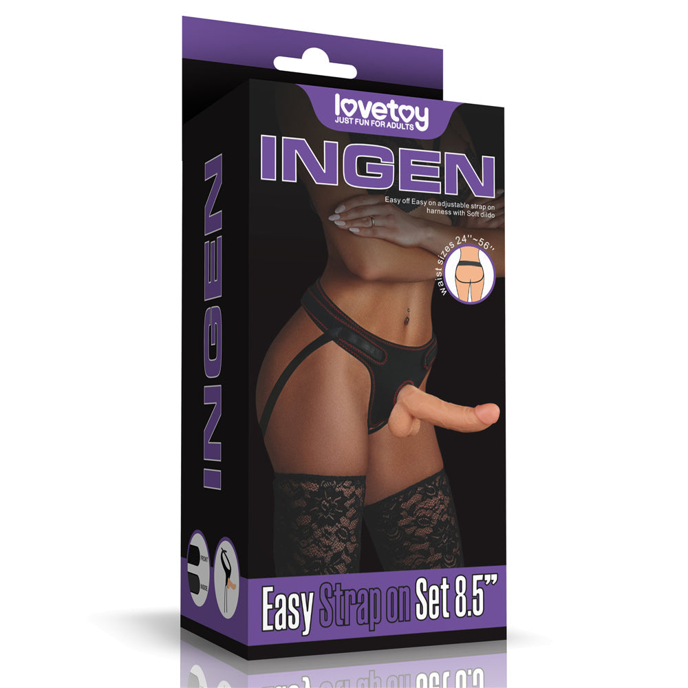 Lovetoy Easy Strap On Set 8.5 Inch