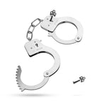 Easytoys Fetish Collection Classic Metal Hand Cuffs Silver