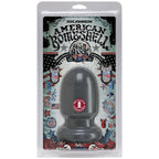 American Bombshell Shell Shock Small Anal Plug Gun Metal American Bombshell