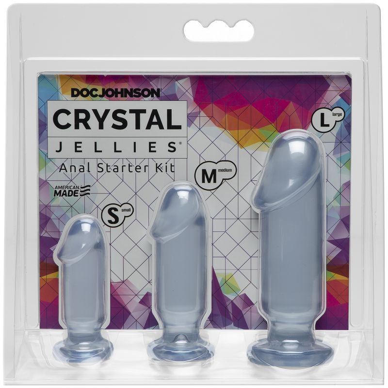 Crystal Jellies Anal Starter Kit Clear Crystal Jellies