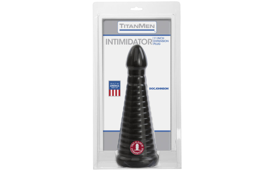 Doc Johnson TitanMen Tools Intimidator Graduated Ribbed Silicone Dildo