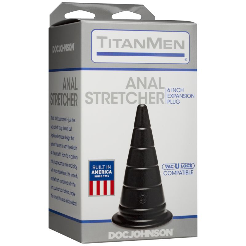 TitanMen Anal Stretcher Expansion Plug 6 Inch Black Secondary image