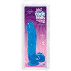Doc Johnson Jelly Jewels Realistic Cock And Balls With Suction Cup