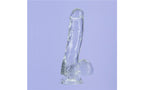BMS Factory Addiction Crystal Realistic Dildo With Balls Clear BMS Factory