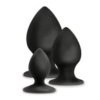 Anal Adventures Platinum Silicone Anal Stout Plug Kit Anal Adventures