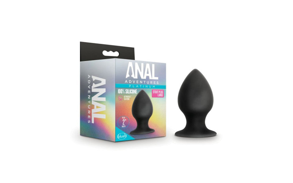 Blush Novelties Anal Adventures Platinum Anal Stout Plug Large