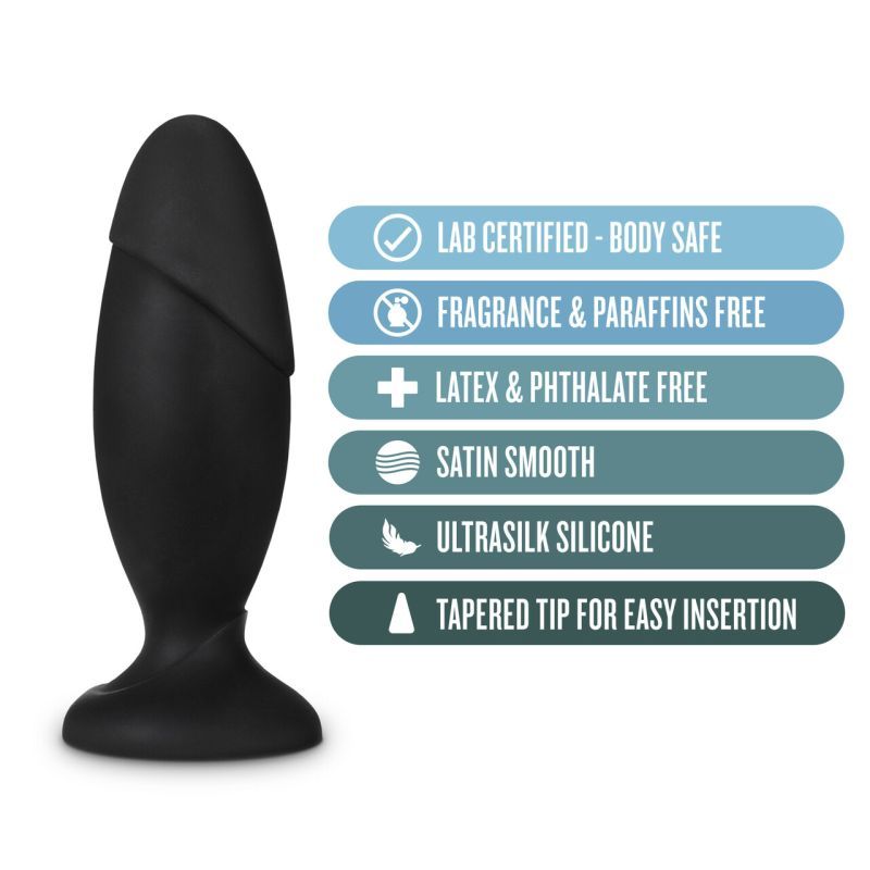 Anal Adventures Platinum Silicone Rocket Butt Plug Anal Adventures