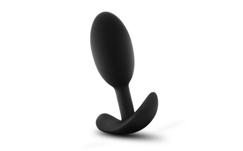 Blush Novelties Anal Adventures Platinum Silicone Vibra Slim Plug Medium Secondary image