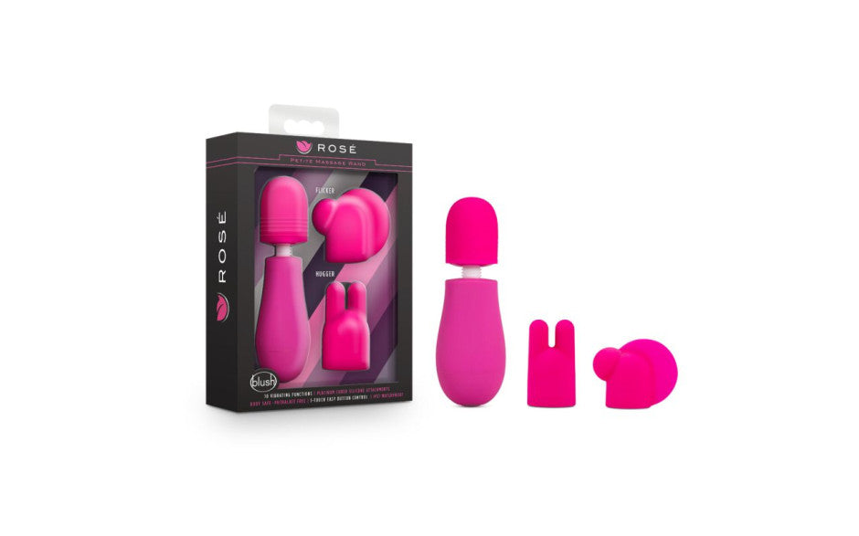 Rose Petite Massage Body Wand Vibrator Pink
