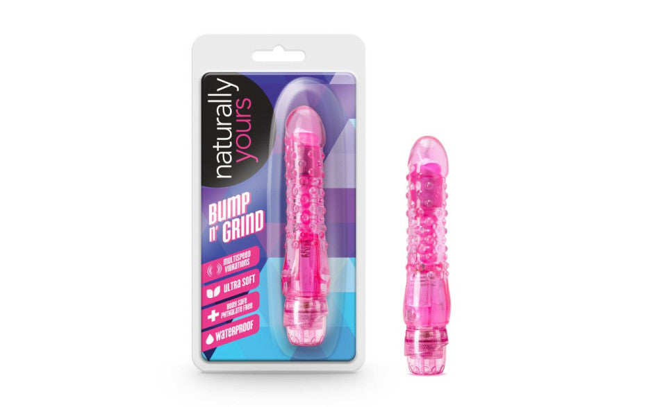 Blush Novelties Naturally Yours Bump N Grind Vibrating Dildo Main image