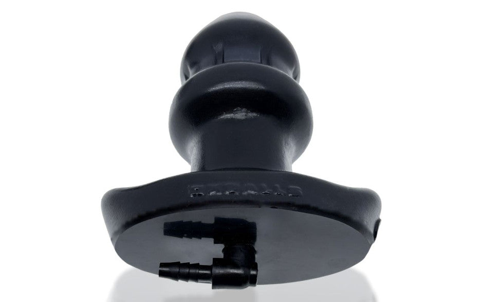 Oxballs Drain O Flow Thru Butt Plug Black Oxballs