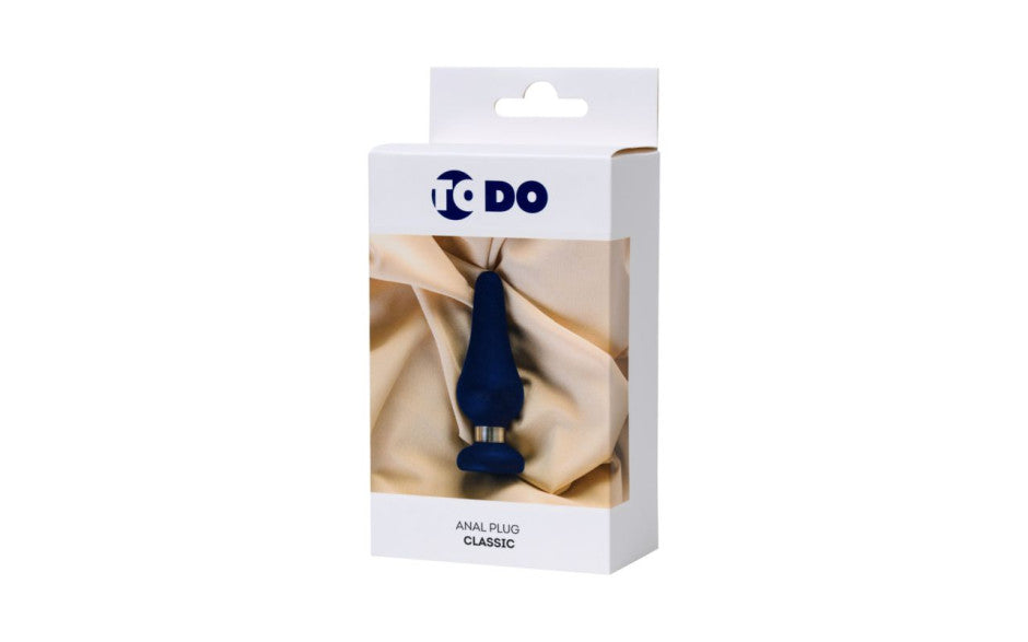 ToDo Silicone Anal Plug Classic Blue ToDo Main image