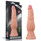 Lovetoy Nature Cock Dual Layer Huge ALIEN Silicone Dildo 9.5 Inch Lovetoy