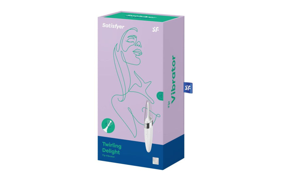 Satisfyer Twirling Delight Tip Stimulator Clitoral Massager White Satisfyer