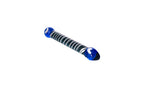 Sexus Glass Dual Ender Glass Dildo Blue Sexus Glass
