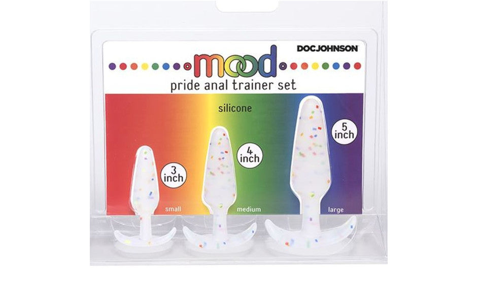 Doc Johnson Pride Silicone Anal Trainer Set Doc Johnson