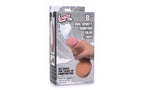 XR Brands Loadz Dual Density Squirting Dildo With Balls Reservoir 8 Inch XR Brands
