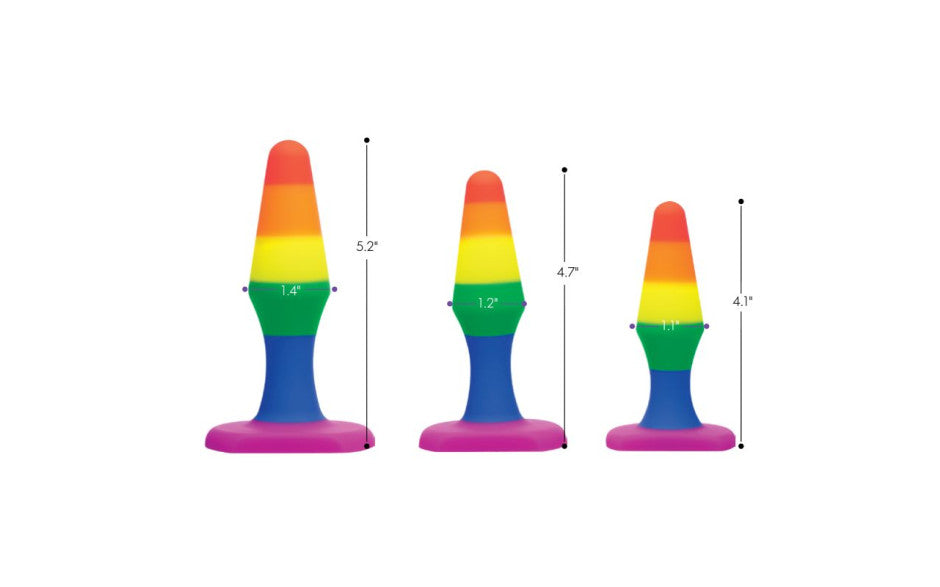 XR Brands Frisky Rainbow Ready Anal Trainer Set XR Brands