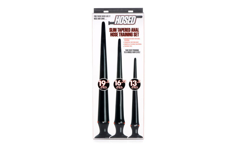 XR Brands Hosed Slim Tapered Anal Hose Training Set XR Brands