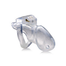 XR Brands Master Series Clear Captor Male Chastity Cage Secondary image