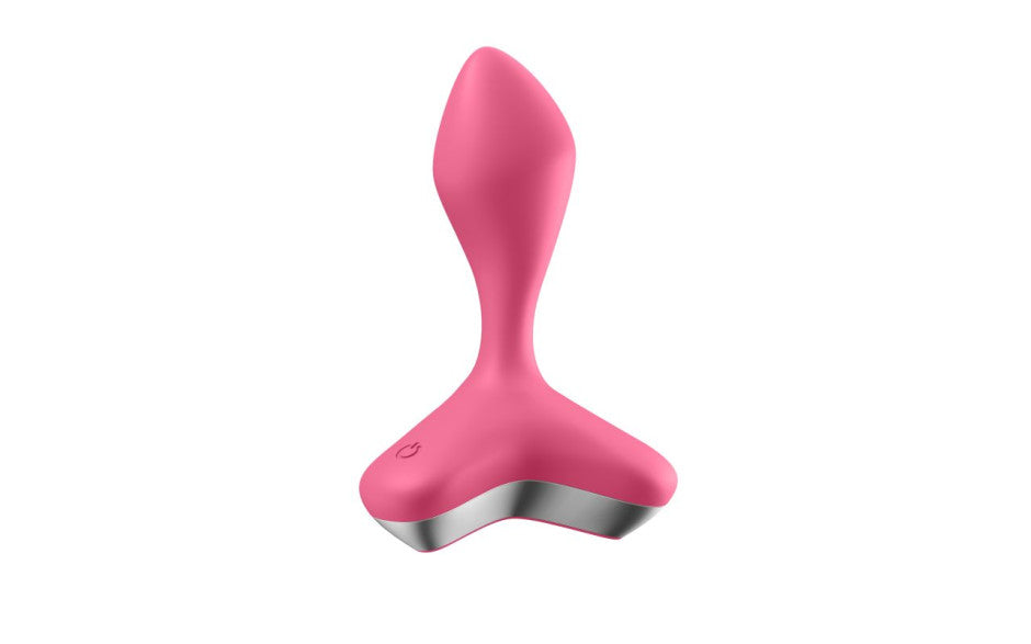 Satisfyer Game Changer Waterproof Silicone Vibrating Butt Plug Pink Satisfyer