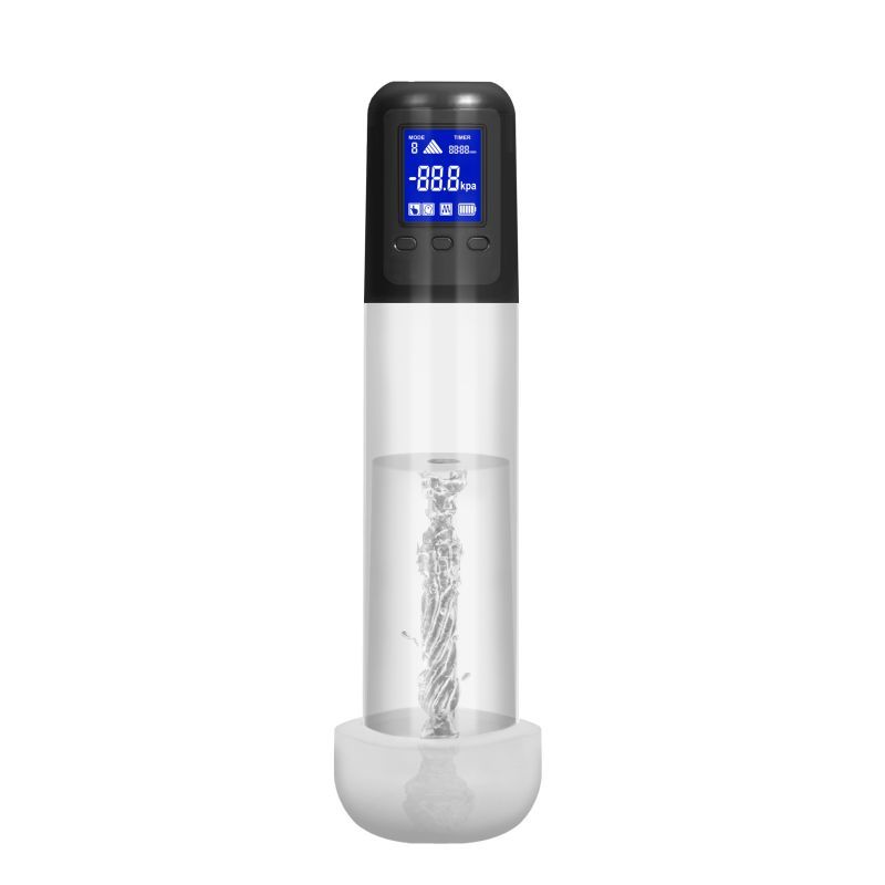 LuvPump Smart Rechargeable LCD Penis Pump With Sleeve & Donut LuvPump Main image