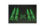 XR Brands Master Series Kink In the Dark Glowing Hog Tie Set Fluro Green