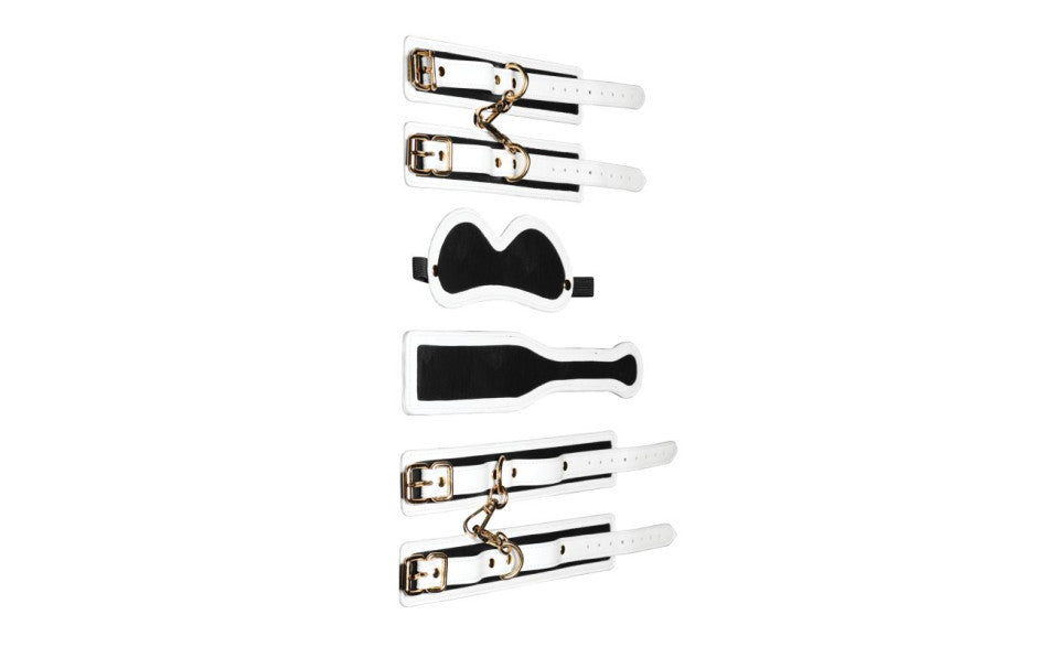 XR Brands Master Series Kink In the Dark Glowing Bondage Set Fluro Green Secondary image