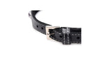 XR Brands Master Series Bling Vixen Leather Choker Collar With Rhinestones
