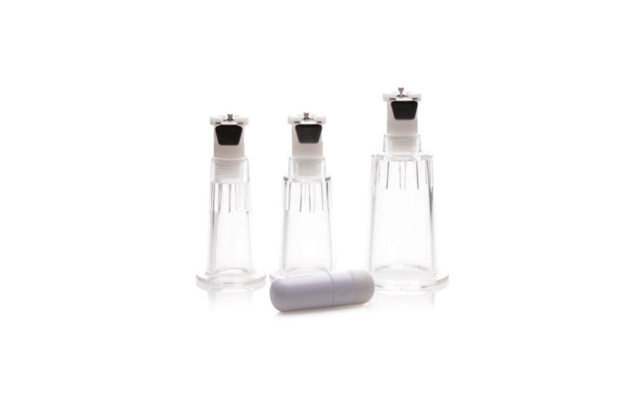 XR Brands Size Matters Clitoral Pumping System Clear XR Brands
