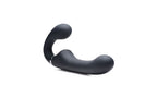 XR Brands Strap U Mighty Rider 10X Strapless Strap On Black With Remote XR Brands