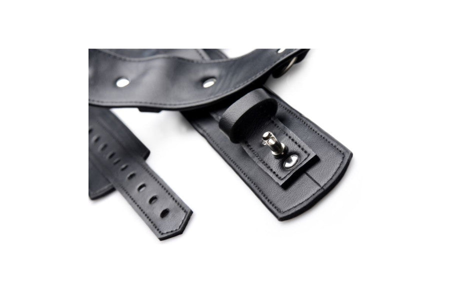 XR Brands Strict Frog Tie Bondage Restraint Set Black