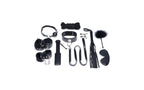 XR Brands Strict Deluxe Bondage Set 10 Piece Black
