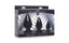 XR Brands Master Series Triple Cones Anal Plug Set Black 3 Piece XR Brands