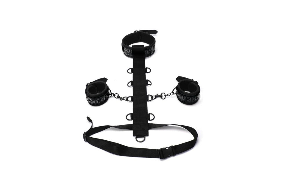 Whip Smart Diamond Fetish Play Body Restraint 3 Piece Set Main image