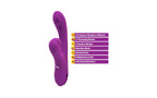 Viben Dazzle Rechargeable Thumping Rabbit Vibrator Berry Viben