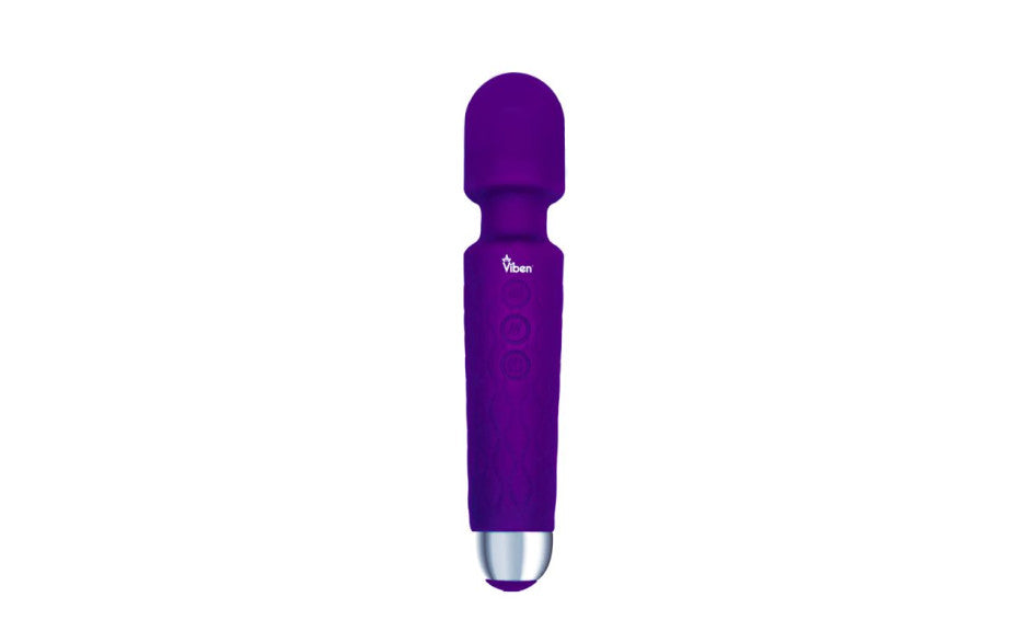 Viben Tempest 20 Function Travel Body Wand Massager Violet Viben Main image