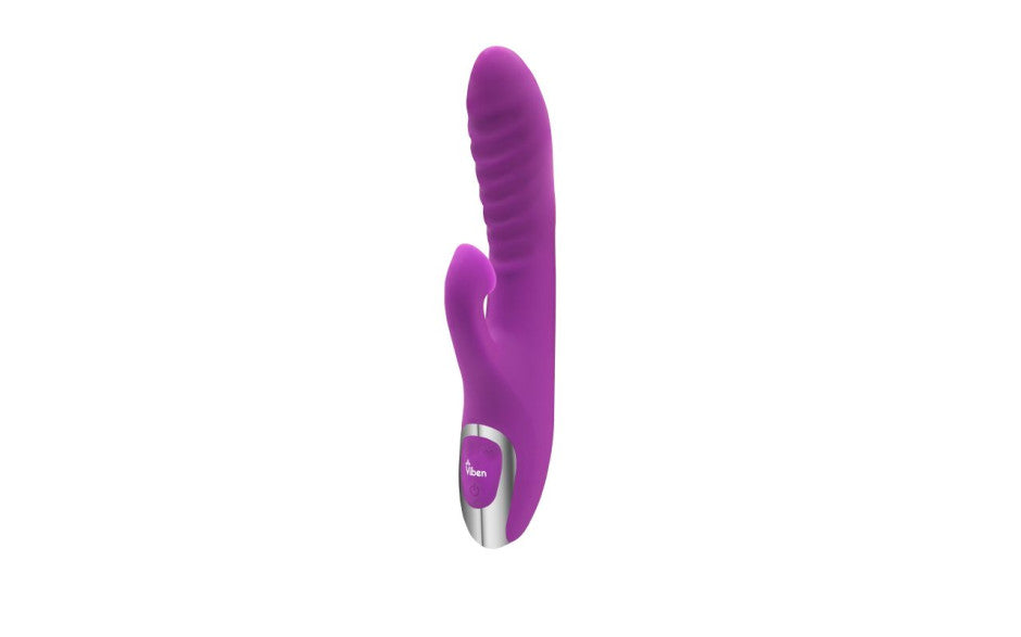 Viben Frenzy Suction 12 Function Rabbit Vibrator Berry Viben