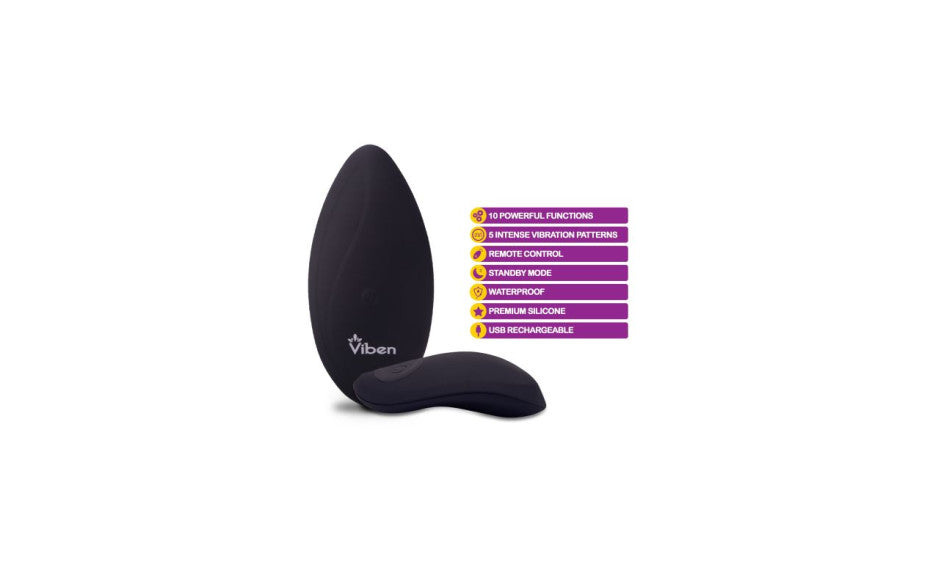 Viben Racy Multi Function Remote Controlled Panty Vibrator Viben