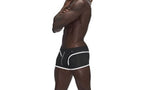 Male Power Sport Mesh Breathable Mens Mini Short Black XL Male Power