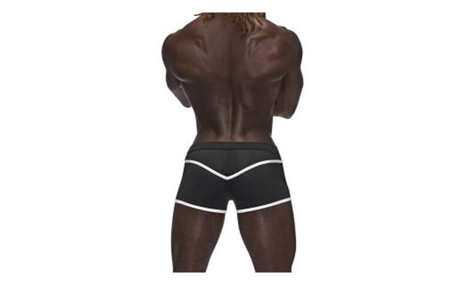 Male Power Sport Mesh Breathable Mens Mini Short Black XL Secondary image