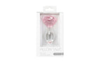 BMS Factory Pillow Talk Rosy Luxurious Glass Anal Plug With Clear Gem BMS Factory